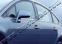 Citroen C4 Sedan (2007-2010) Молдинги стекол нижние 8шт