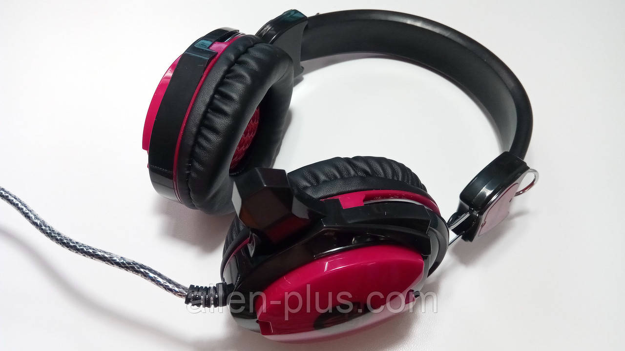 Навушники з мікрофоном і регулятором гучності Fantech Shaco HG5 Black/Red (HG5)