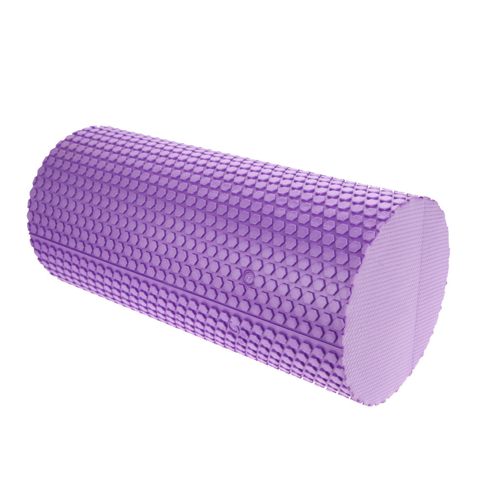 Роллер массажный для йоги, пилатеса, фитнеса (фиолетовый) - фото 2 - id-p708329661