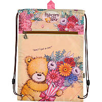 Сумка для взуття з кишенею Kite Popcorn the Bear PO18-601M-2