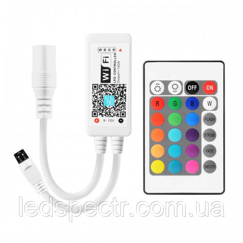 Контролер RGB+W Biom 8 А Wi-Fi + IR кнопковий