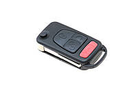 Заготівка корпус викидного ключа 3 кнопки + Panic Mercedes Лезо HU64