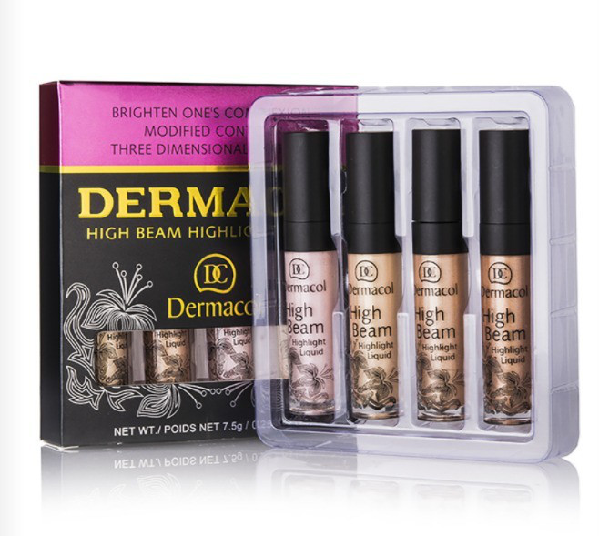 Набір рідких хайлайтеров Dermacol High Beam Highlight Liquid | 3027