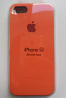 Чохол для iPhone 5S/SE Silicone Case бампер (Orange)