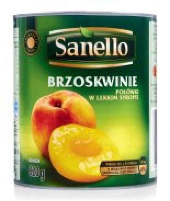 Персики в сиропі Sanello 820гр