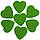 Конфетті серце зелене, 50 грам (Україна), фото 2