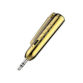Автомобільний Bluetooth-адаптер AUX S 100 Gold, фото 1