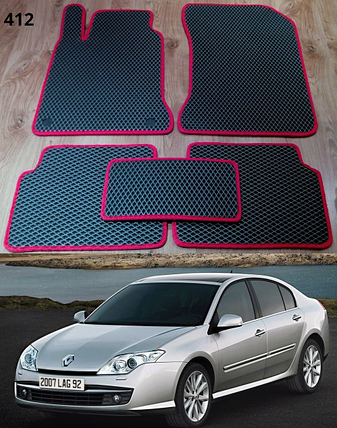 Килимки ЄВА в салон Renault Laguna 3 '07-15, фото 2