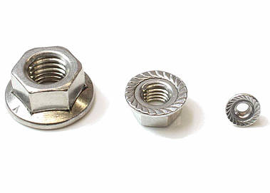 Гайка М8 з фланцем DIN 6923, ГОСТ Р 50592-93 з нержавійки