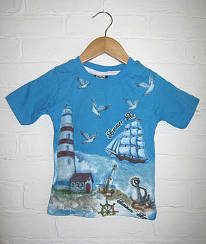 Дитяча футболка для хлопчика "Кораблик"