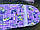 Комплект для новонародженого фіолетовий футер (сорочечка+повзунки+шапочка) 56-62 р-р, фото 3