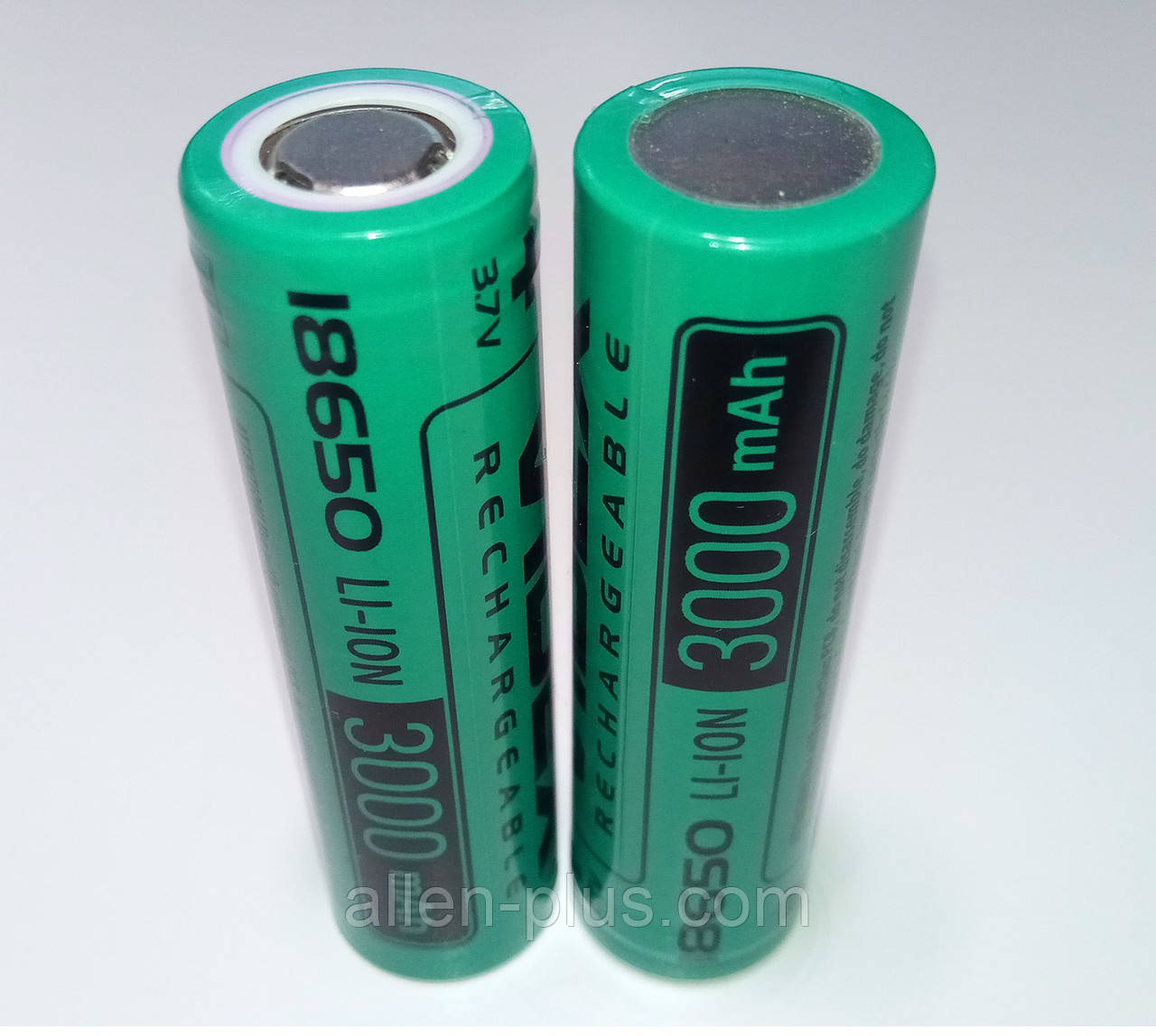 Акумулятор Videx Li-Ion 18650 (без захисту) 3000 mAh (ток 6 А)