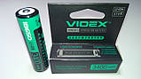 Акумулятор Videx Li-Ion 18650-P (з захистом) 3400 mAh (ток 6 А), фото 5