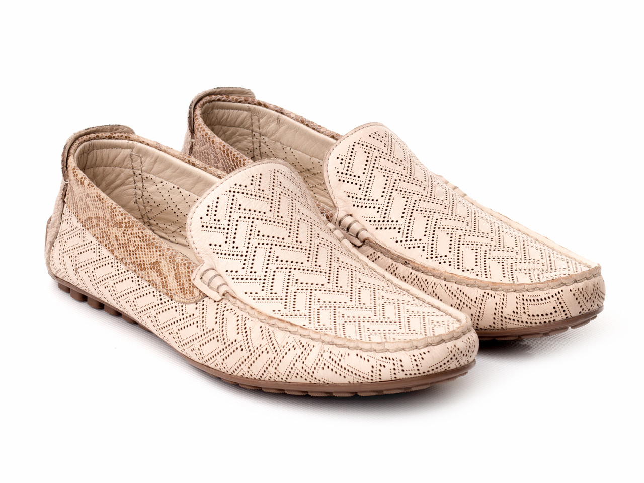 Мокасини BERTAN 14203-7127-86-002 бежевий, фото 1