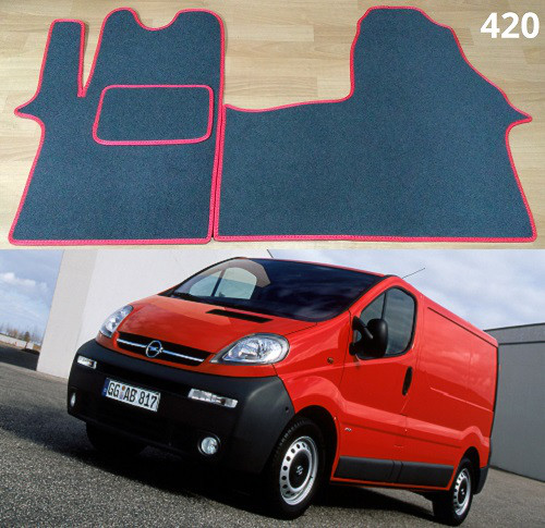 Ворсові килимки на Opel Vivaro I '01-14