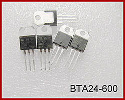 BTA24, симістор, 25 А, 600V.