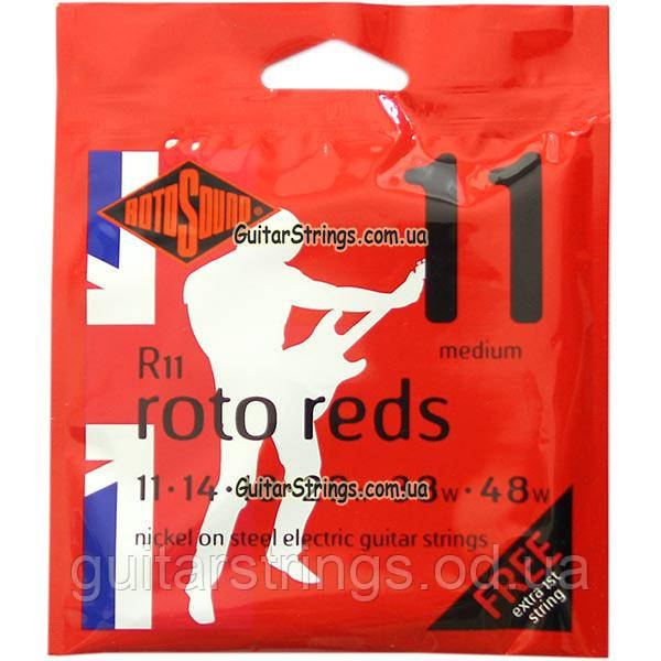 Струны Rotosound R11 Roto Reds 11-48 - фото 1 - id-p681066609