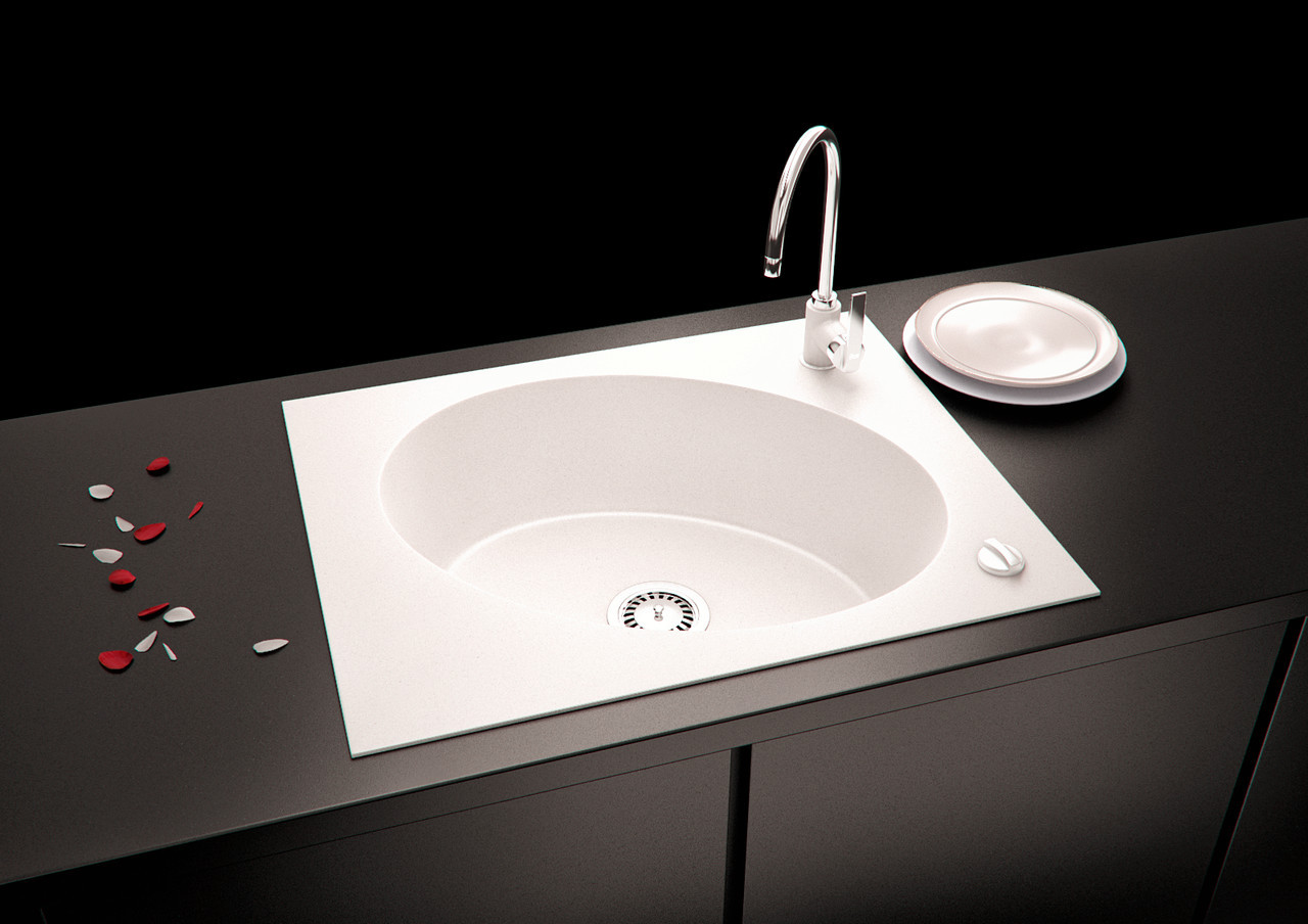ГРАНИТНА Мойка ASKANIA «VALENCIA 60» RV 02 white