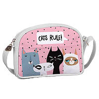 Сумка для підлітків Junior girl Коты Cats rule! (SDG_18A003_WH)