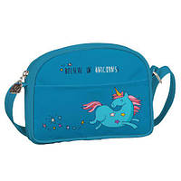 Сумка для підлітків Junior girl Единорог Believe in unicorns (SDG_18A025_GOL)