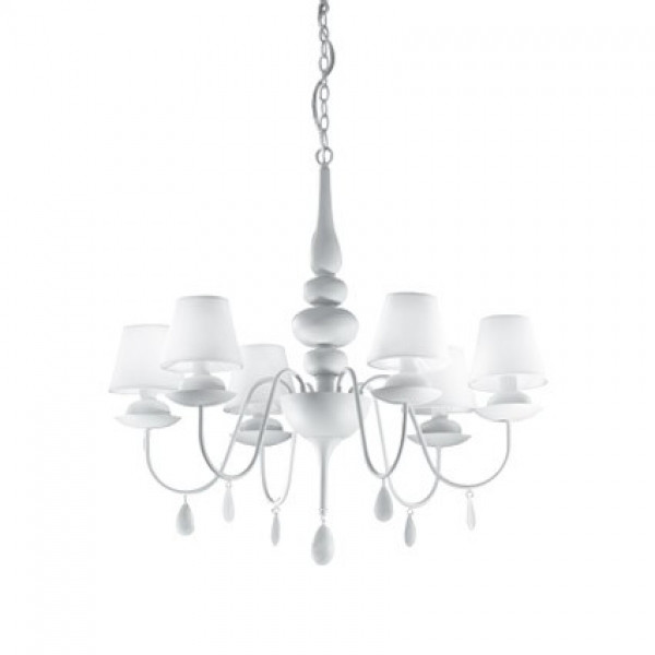 Люстра ideal lux blanche sp6(035581)