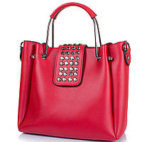 Женская сумка из качественного кожезаменителя Eterno красная