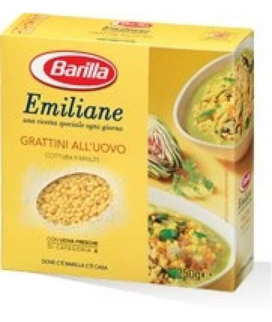 Паста яєчна Barilla Emiliane Grattini ПЕРЕДНІЙ Uovo 0.250 гр