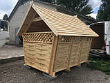 Альтанка трьох секційна Плетена, фото 2