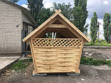 Альтанка трьох секційна Плетена, фото 3