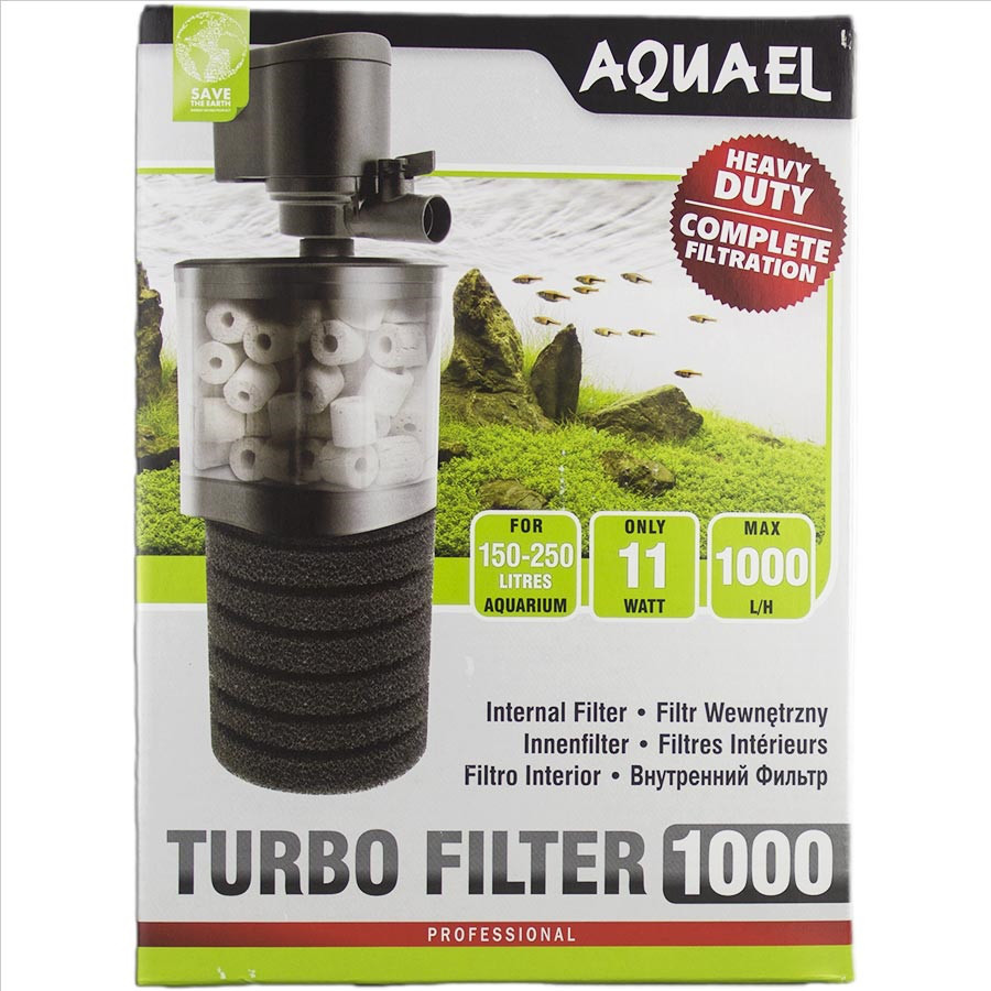 Aquael turbo filter 1000 внутрішній фільтр для акваріума 150-250 л