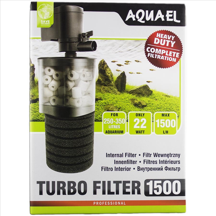 Aquael turbo filter 1500 внутрішній фільтр для акваріума 250-350 л
