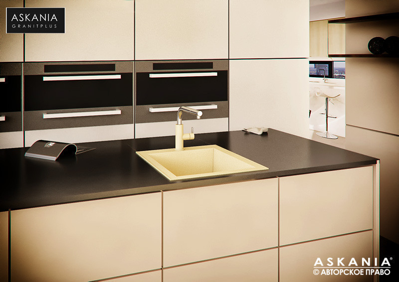 ГРАНИТНА МОЙКА ASKANIA «PETRA 40» RV 04 beige