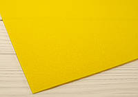 Корейский жесткий фетр 1,2 мм (20х30 см) - №7 Желтый