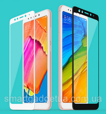 Защитное стекло 3D, 9H Xiaomi Redmi, Note, 4, 4X, 5a, Mi A1, 5, 5Pro, Захисне скло ксиоми