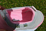 Дитячі кросівки Callion для дівчинки рожевий рожевий сітка 28 - 29, фото 7