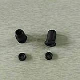 Гвинт регулювання клапанів з гайкою бензинового двигуна 168f, фото 3