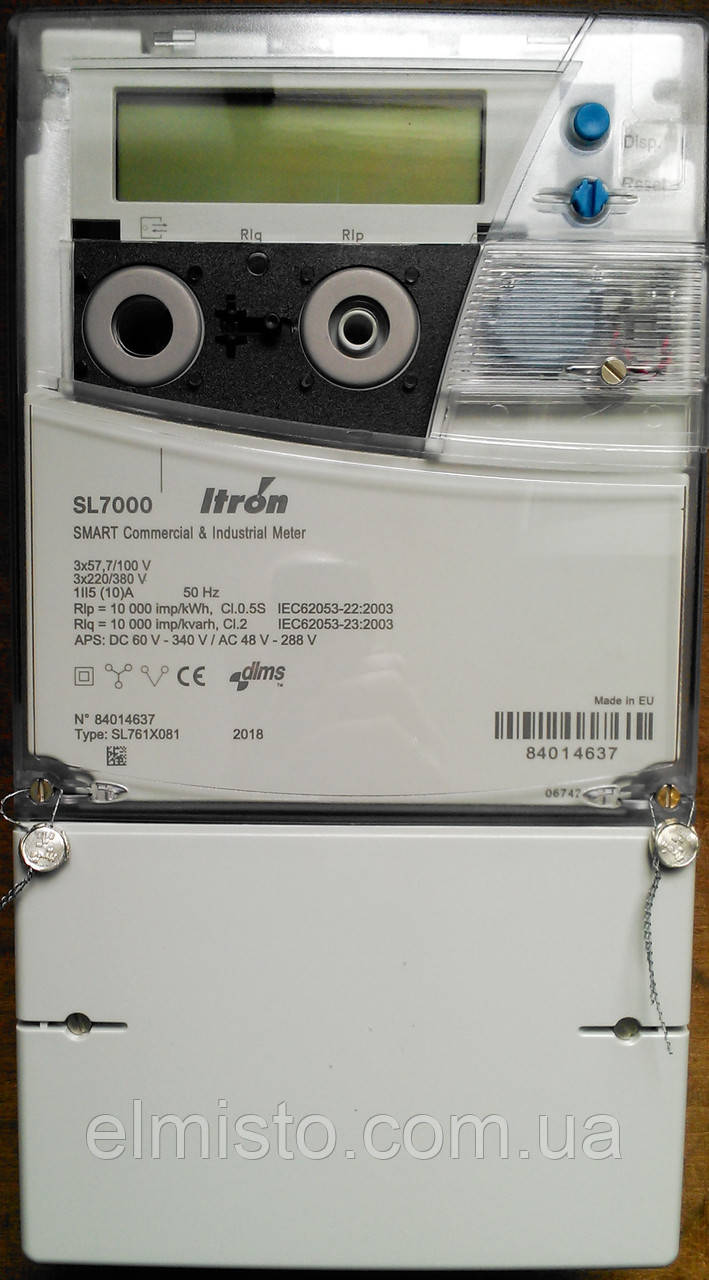 Электросчетчик ITRON SL 7000 (SL761) Smart 3ф.5(10)А кл.0,5S, A±,R± (генерация), многофункциональный - фото 7 - id-p39205543