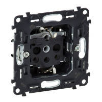 753025 Механізм розетки із заземленням, гвинтові затискачі Legrand Valena Life 