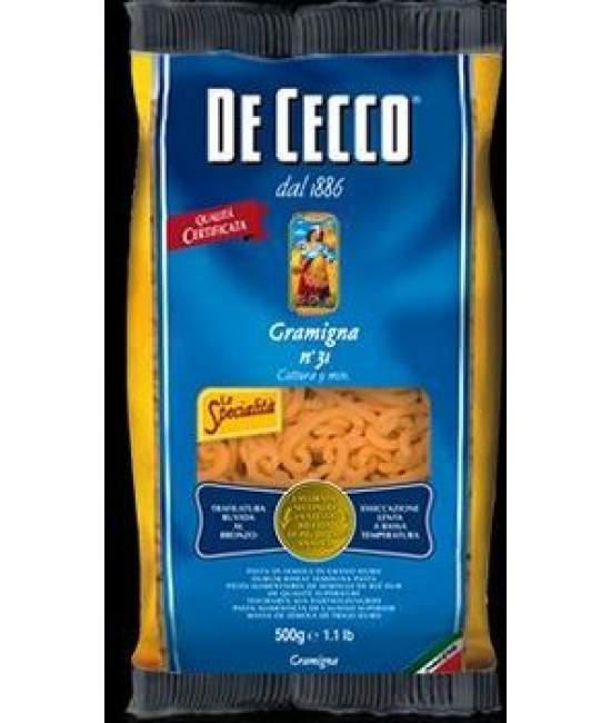 Макарони De Cecco Gramigna №31 500гр