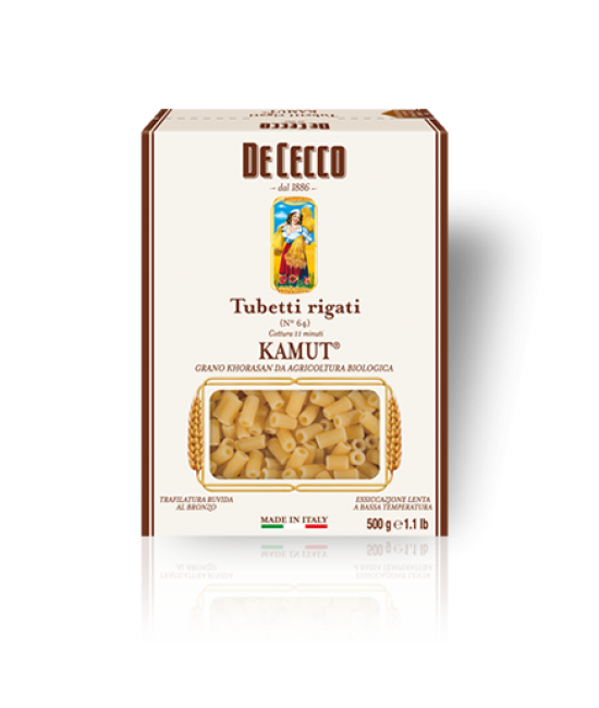 Макароны De Cecco Tubetti Rigati kamut BIOLOGICO №64 500гр