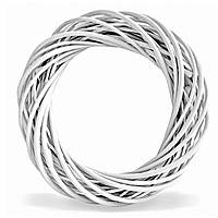 Вінок із лози 40 см білий