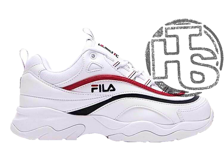 Жіночі кросівки Fila Ray White/Red/Blue, фото 1