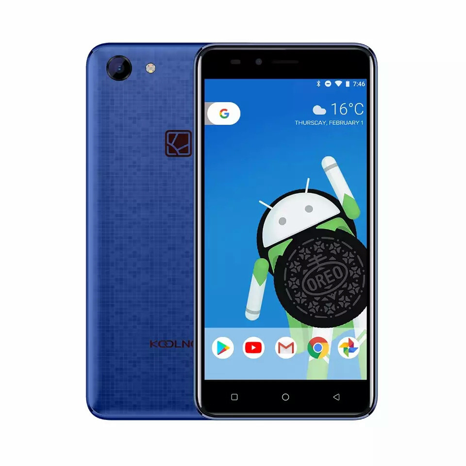 Смартфон Koolnee Rainbow Blue 5.0" 1/8 Gb, And 8.1 1280x720 3 змінні панелі + чохол