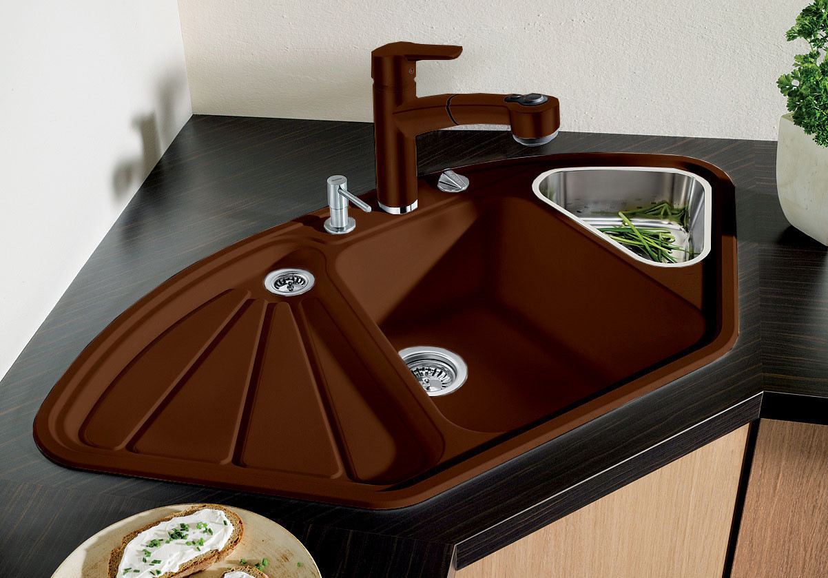 ГРАНИТНА Мойка ASKANIA «DELTA» RV 06 brown