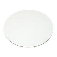 Підкладка піднос посилена ламінована біла 30 см 4 мм