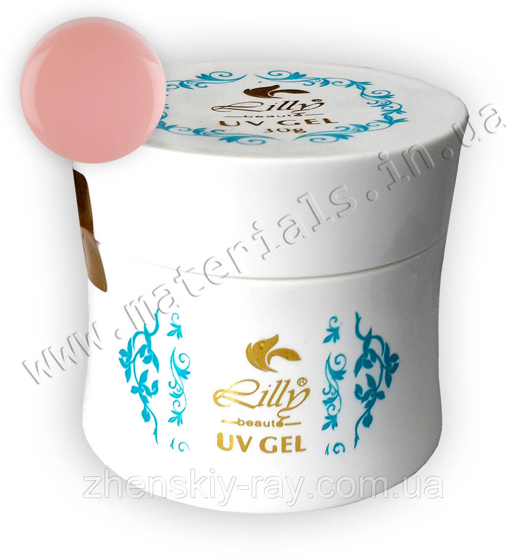 Гель для нарощування нігтів Lilly beaute PINK 02, 30мл