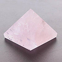 Піраміда з каменю Рожевий кварц