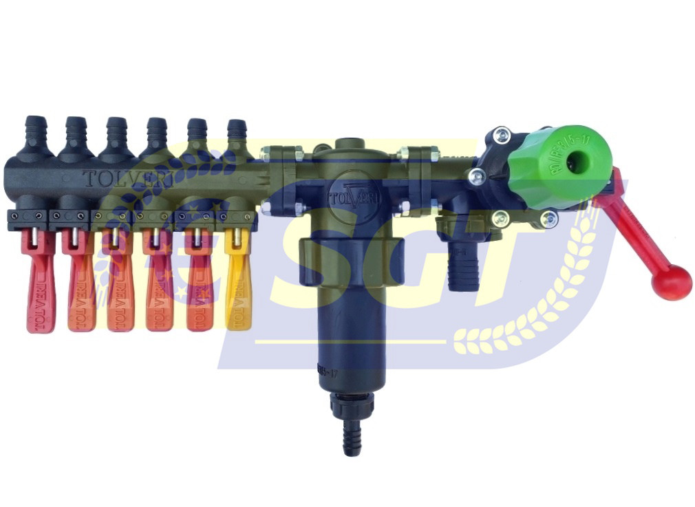 Регулятор тиску Tolveri GRAN 5 для обприскувача (6 секцій)