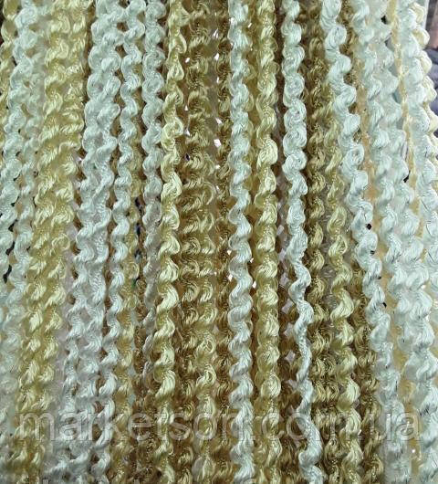 Штори нитки спіральки, локшина, макарони з люрексом