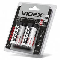 Аккумулятор VIDEX HR20 (Type D), 7500mAh, 1.2V, 2шт